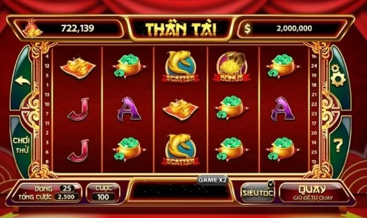 Hướng Dẫn Cách Đạt Jackpot Trong Trò Chơi Nổ Hũ Thần Tài Tại KU68 2 Giao diện chơi Nổ Hũ Thần Tài tại KU68